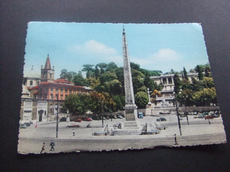 Rome Piazza del Popolo Plein van het volk